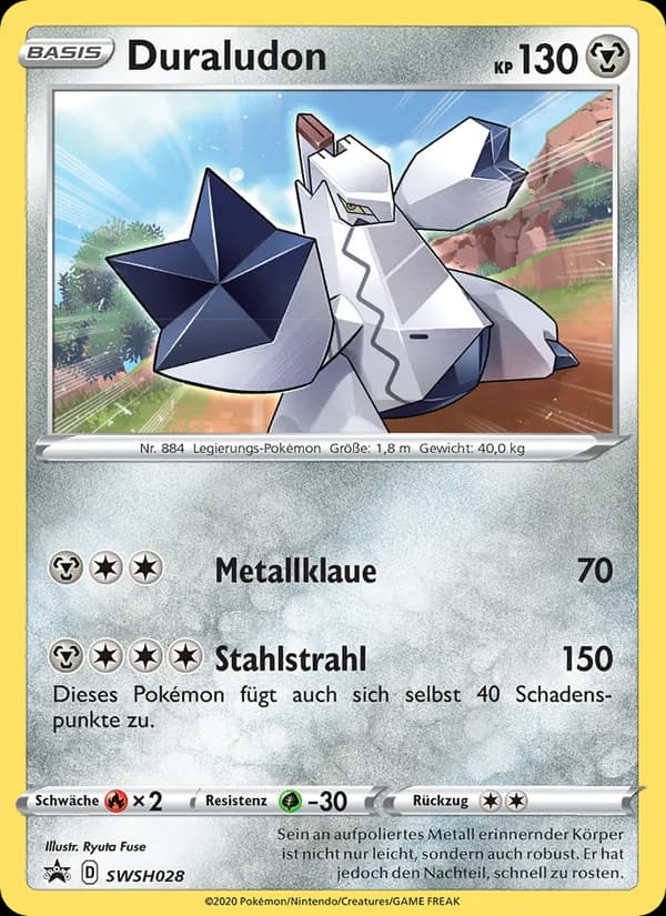 Duraludon card in German