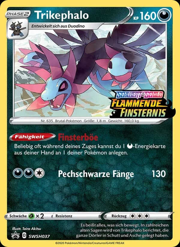 Trikephalo card in German