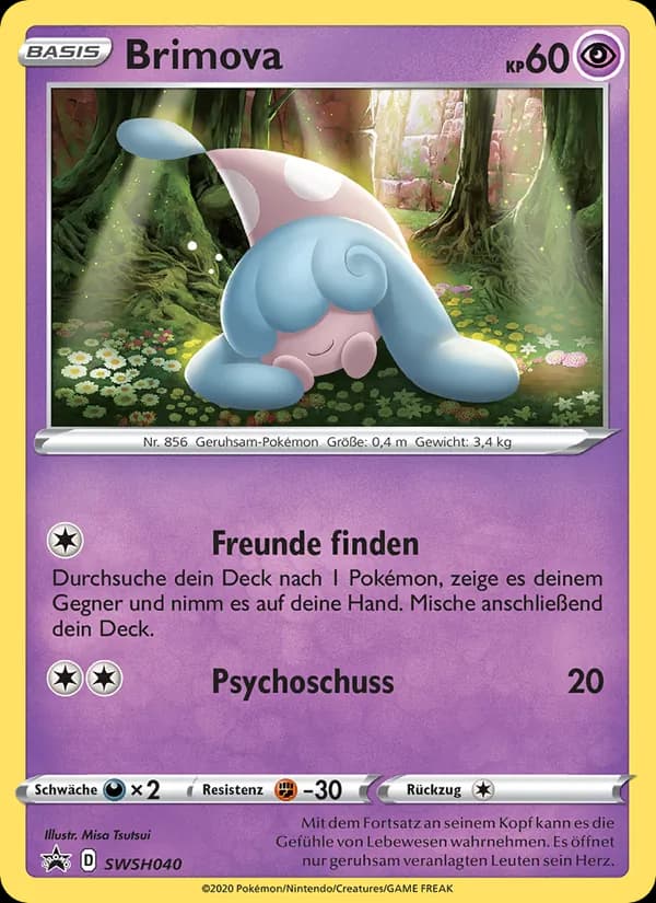 Brimova card in German