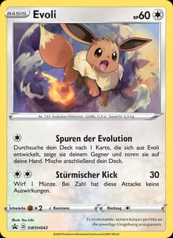 Evoli card in German