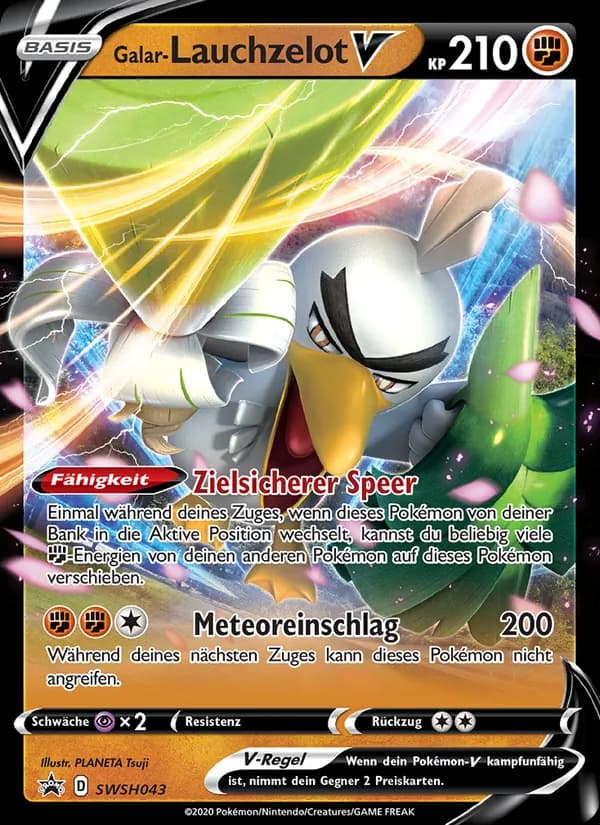 Galar-Lauchzelot V card in German