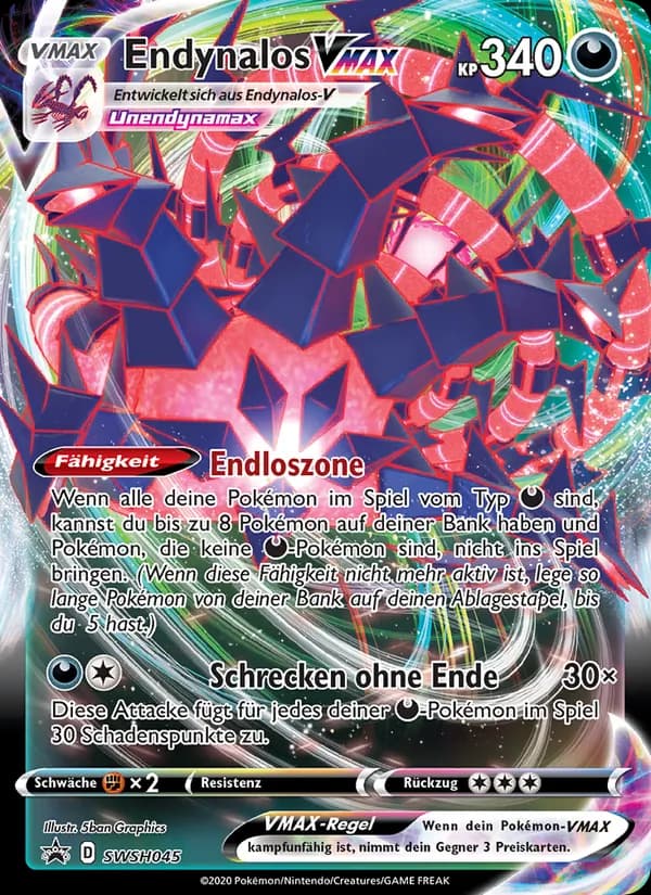 Endynalos VMAX card in German