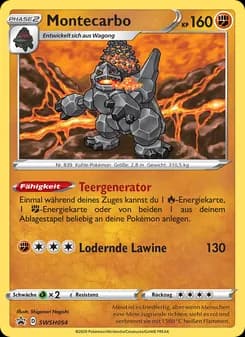 Montecarbo card in German