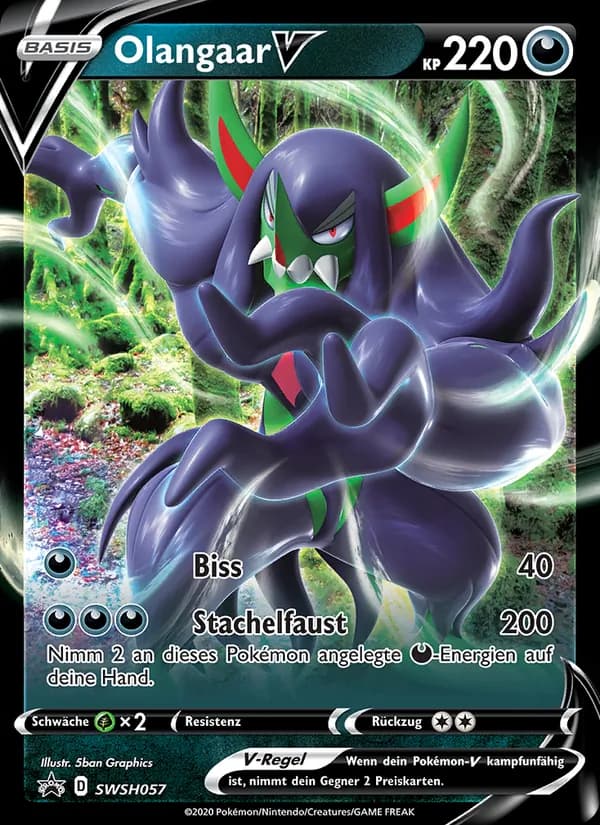 Olangaar V card in German