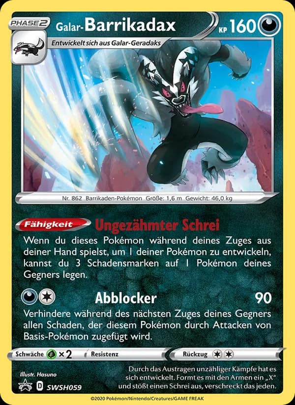 Galar-Barrikadax card in German