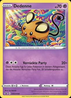 Dedenne card in German