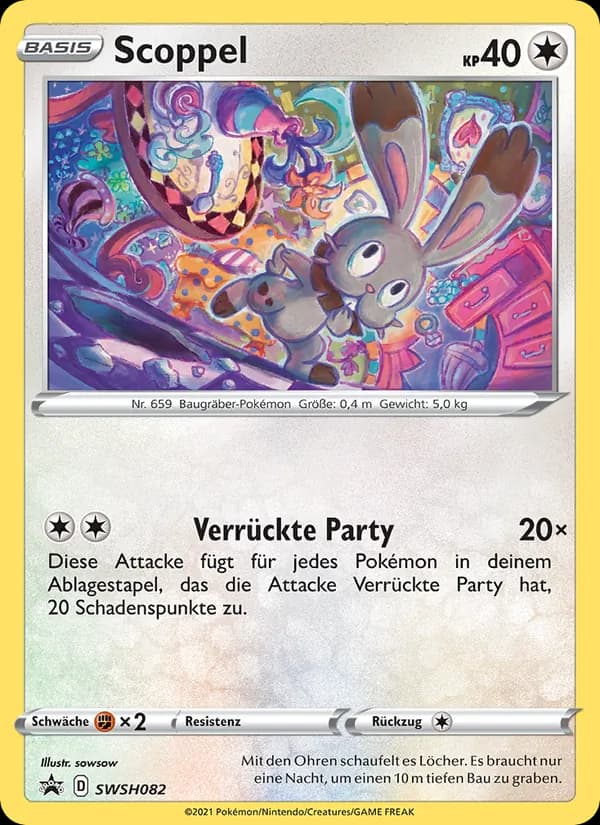 Scoppel card in German