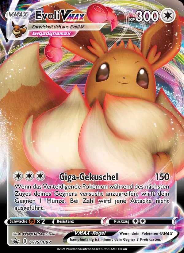 Evoli VMAX card in German