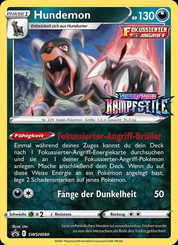 Hundemon card in German