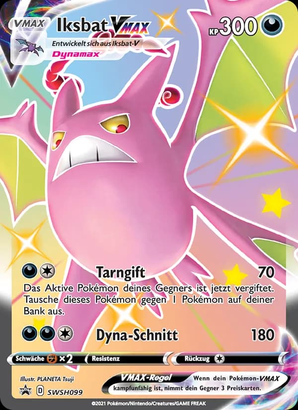 Iksbat VMAX card in German