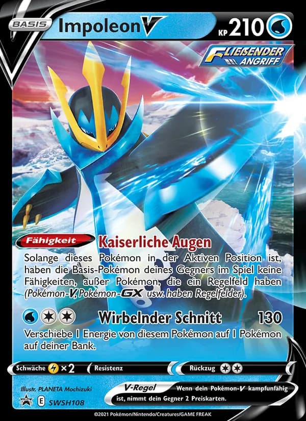Impoleon V card in German