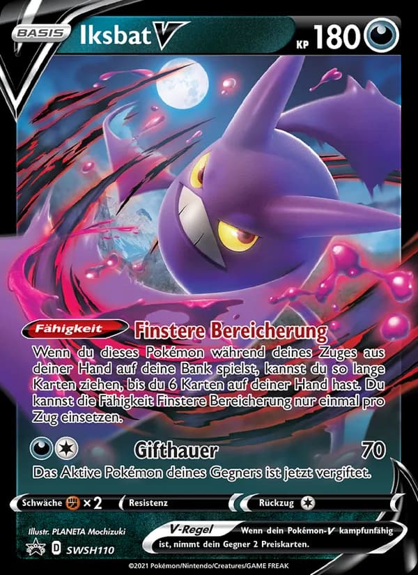 Iksbat V card in German