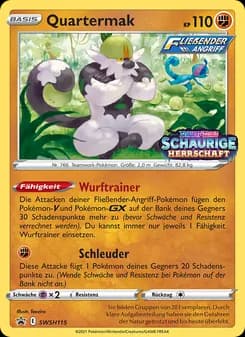 Quartermak card in German