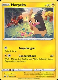 Morpeko card in German