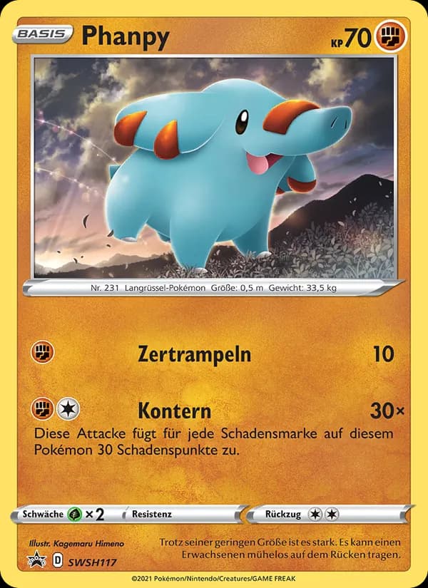 Phanpy card in German