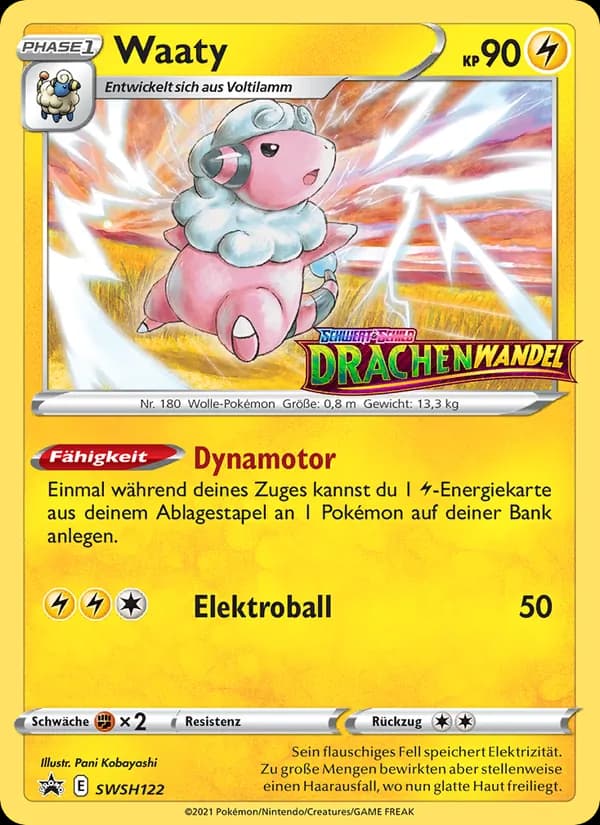 Waaty card in German