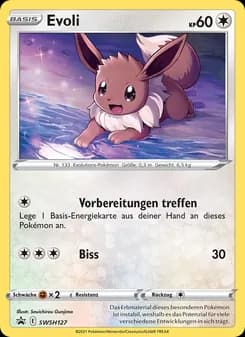Evoli card in German