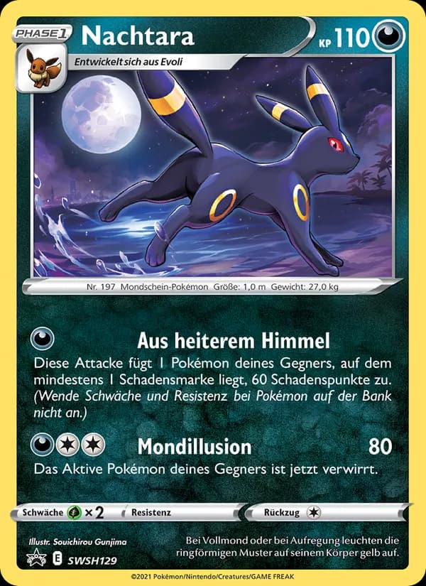 Nachtara card in German
