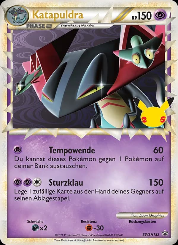 Katapuldra card in German
