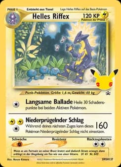 Helles Riffex card in German