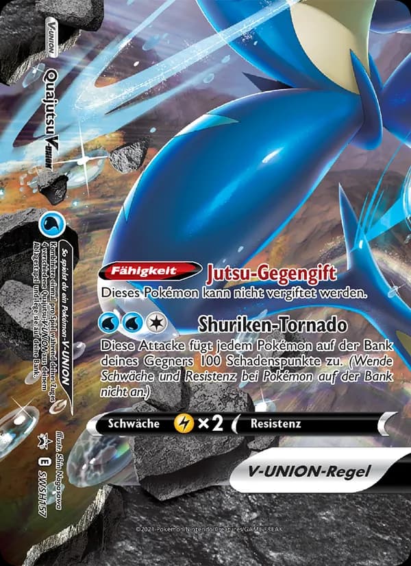 Quajutsu V-UNION card in German