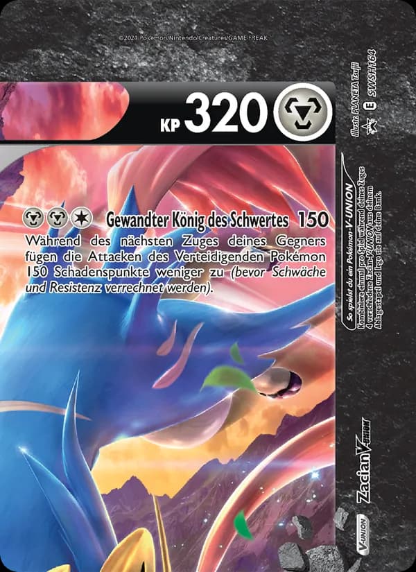 Zacian V-UNION card in German