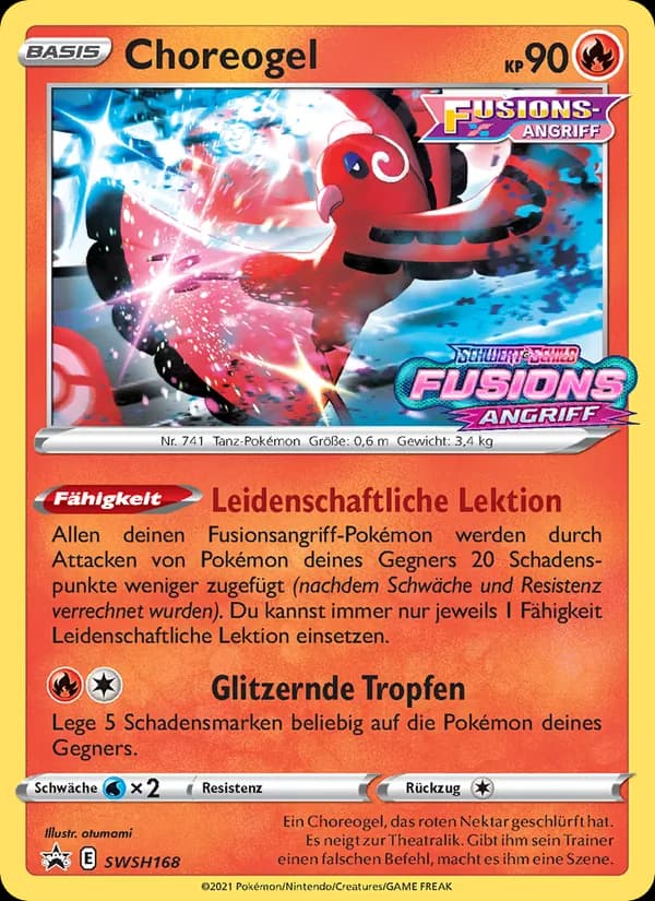 Choreogel card in German