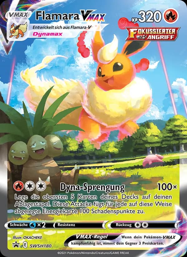 Flamara VMAX card in German