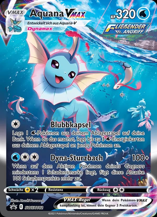 Aquana VMAX card in German