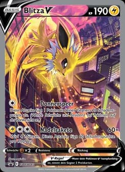 Blitza V card in German
