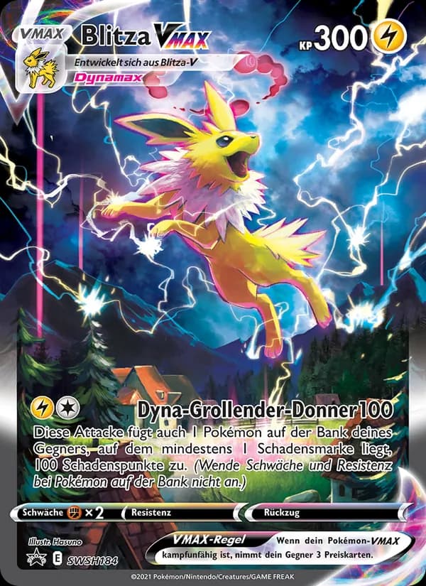 Blitza VMAX card in German