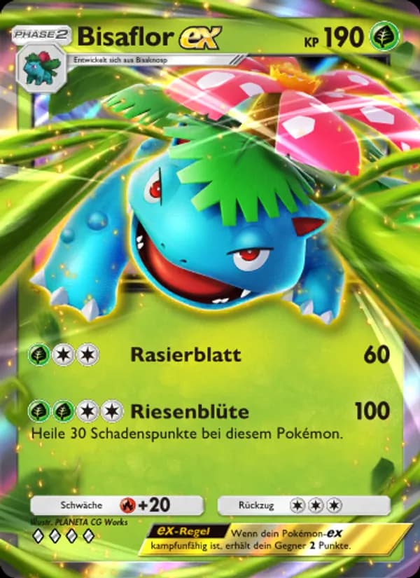 Bisaflor-ex card in German