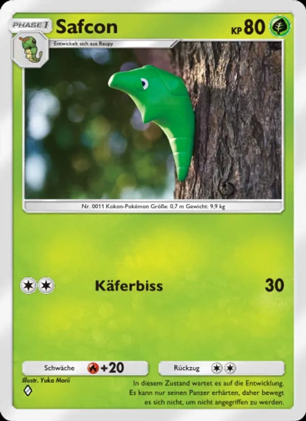 Safcon card in German