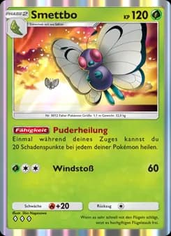 Smettbo card in German