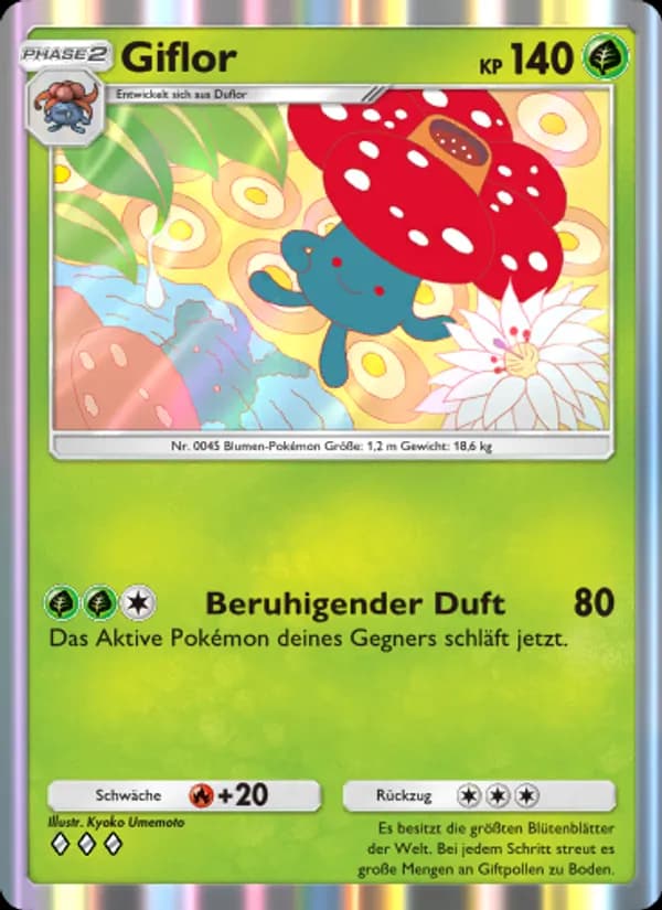 Giflor card in German