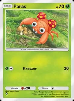 Paras card in German
