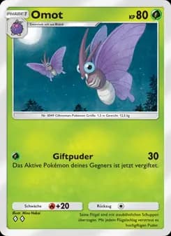 Omot card in German