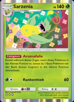 Sarzenia card in German