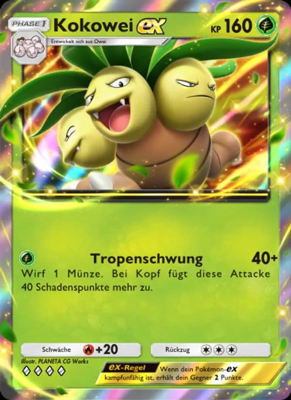 Kokowei-ex card in German