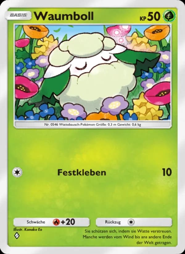 Waumboll card in German