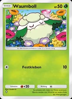 Waumboll card in German