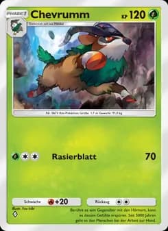 Chevrumm card in German
