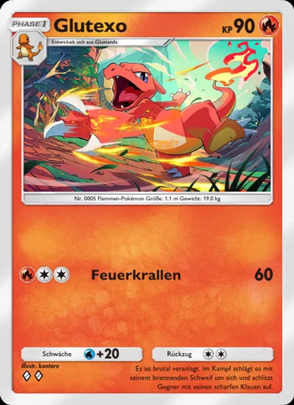 Glutexo card in German