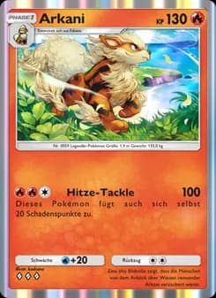 Arkani card in German