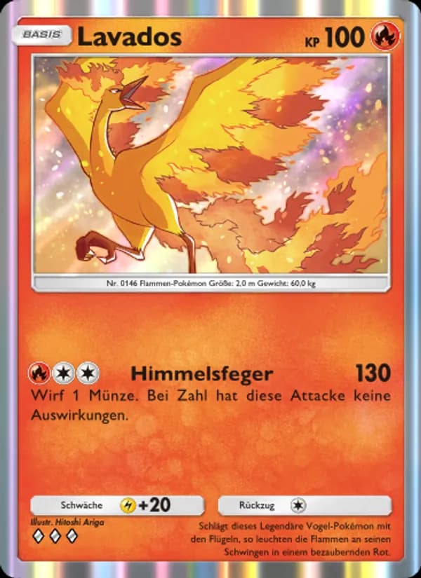 Lavados card in German