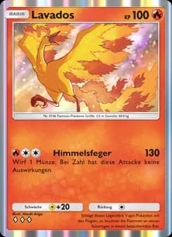 Lavados card in German
