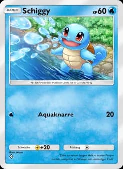 Schiggy card in German