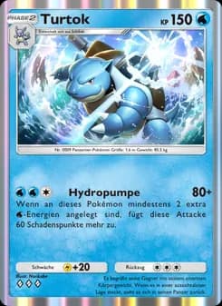Turtok card in German