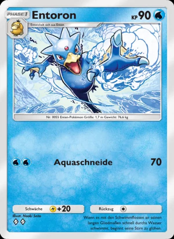 Entoron card in German