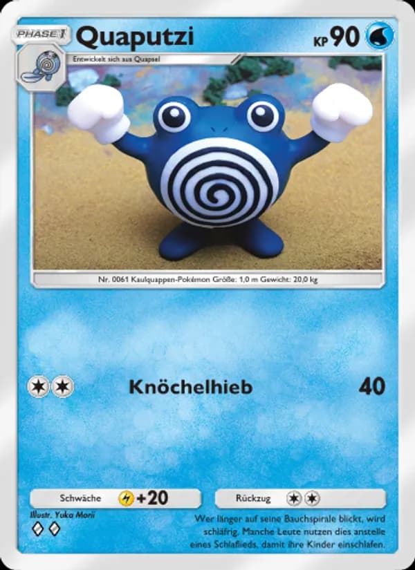 Quaputzi card in German